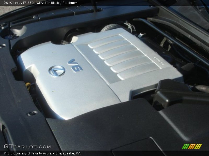 Obsidian Black / Parchment 2010 Lexus ES 350