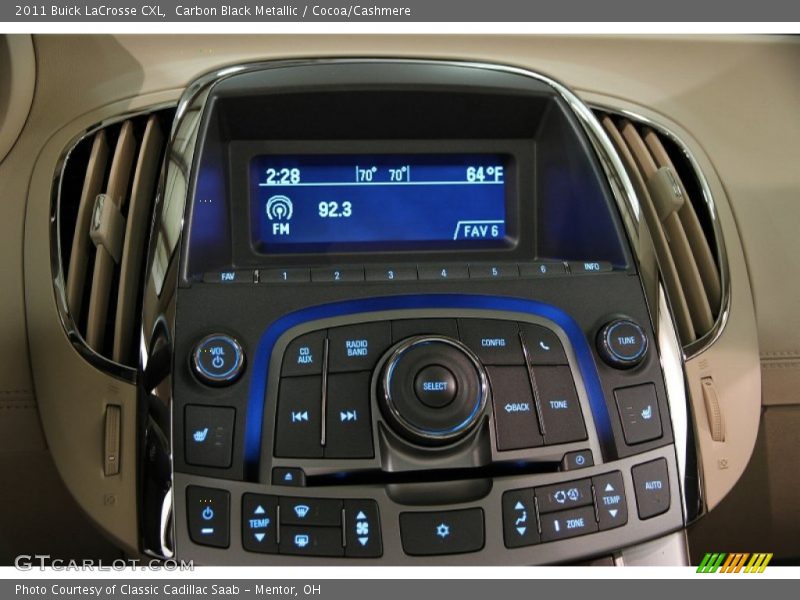 Carbon Black Metallic / Cocoa/Cashmere 2011 Buick LaCrosse CXL