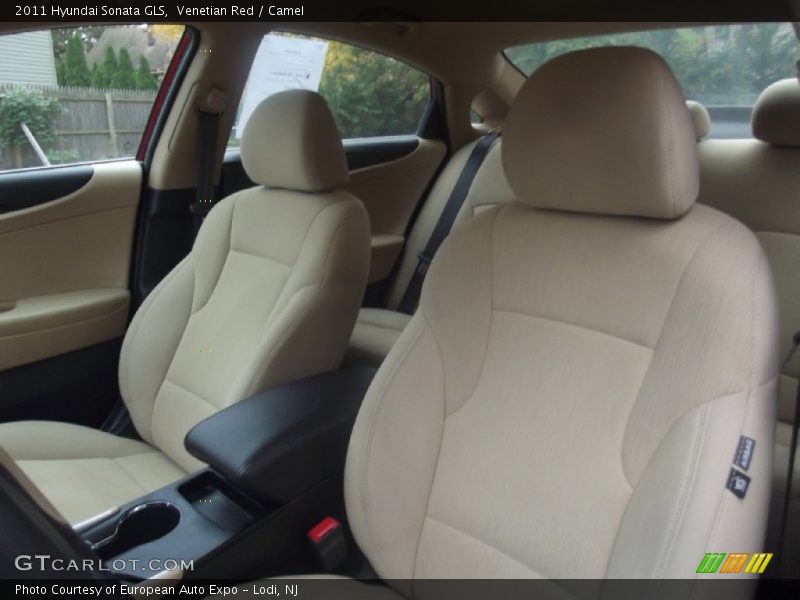 Venetian Red / Camel 2011 Hyundai Sonata GLS