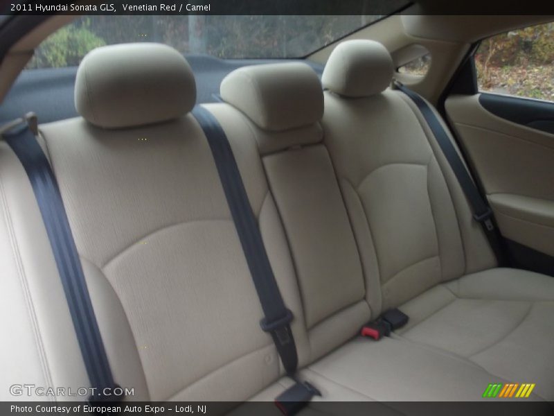 Venetian Red / Camel 2011 Hyundai Sonata GLS