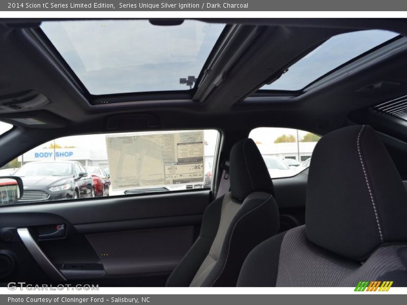 Series Unique Silver Ignition / Dark Charcoal 2014 Scion tC Series Limited Edition