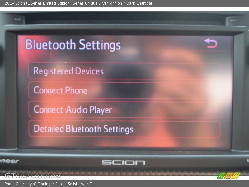 Series Unique Silver Ignition / Dark Charcoal 2014 Scion tC Series Limited Edition