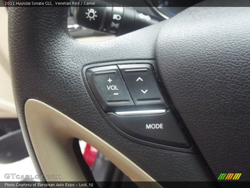 Venetian Red / Camel 2011 Hyundai Sonata GLS