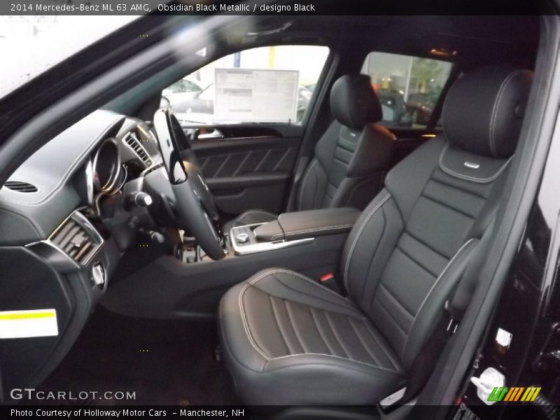 Front Seat of 2014 ML 63 AMG