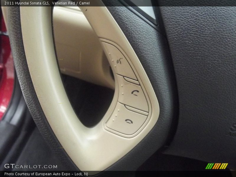 Venetian Red / Camel 2011 Hyundai Sonata GLS