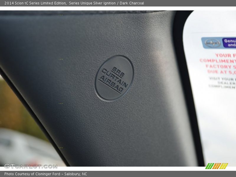 Series Unique Silver Ignition / Dark Charcoal 2014 Scion tC Series Limited Edition