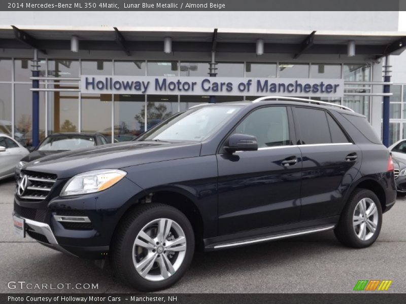 Lunar Blue Metallic / Almond Beige 2014 Mercedes-Benz ML 350 4Matic