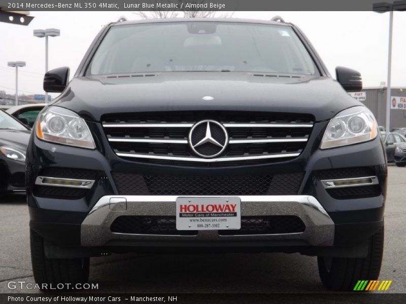 Lunar Blue Metallic / Almond Beige 2014 Mercedes-Benz ML 350 4Matic