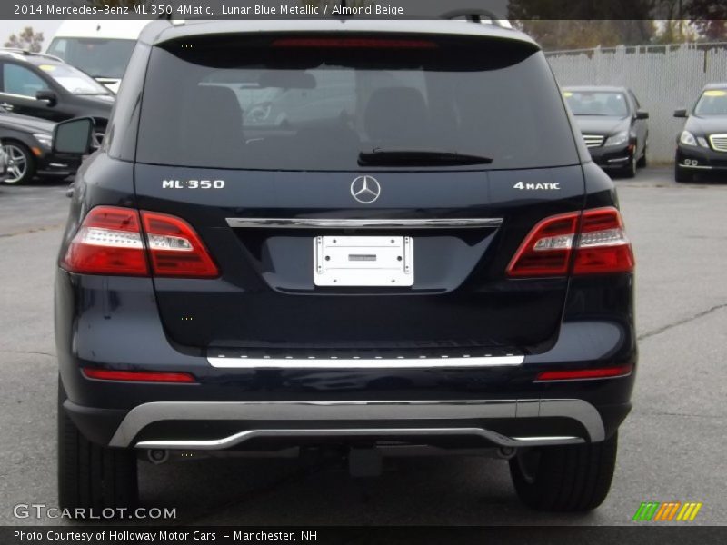 Lunar Blue Metallic / Almond Beige 2014 Mercedes-Benz ML 350 4Matic
