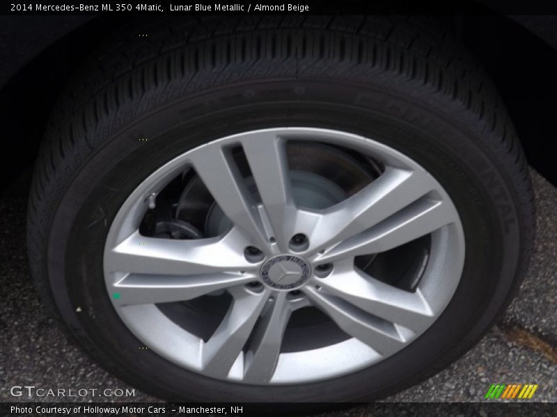 Lunar Blue Metallic / Almond Beige 2014 Mercedes-Benz ML 350 4Matic
