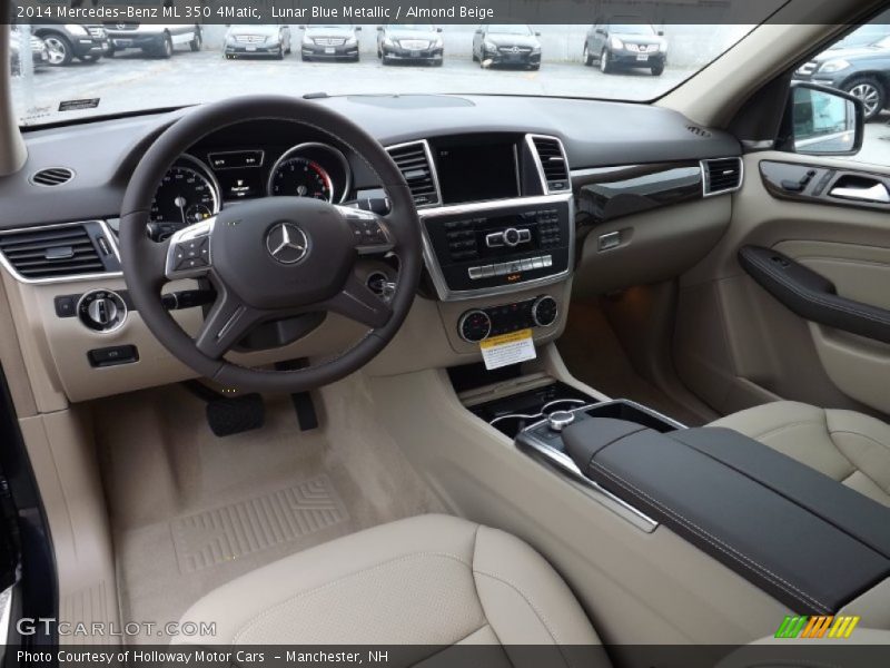 Lunar Blue Metallic / Almond Beige 2014 Mercedes-Benz ML 350 4Matic