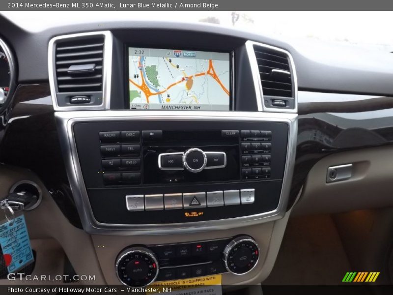 Lunar Blue Metallic / Almond Beige 2014 Mercedes-Benz ML 350 4Matic