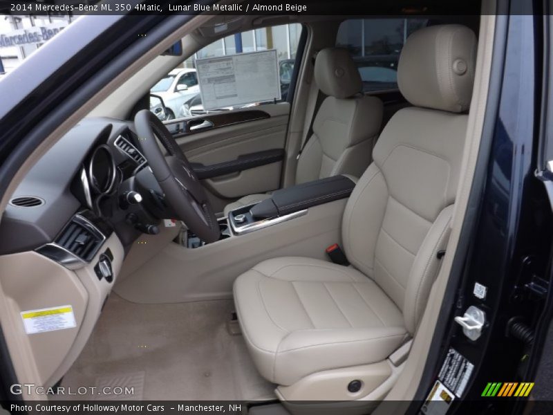 Lunar Blue Metallic / Almond Beige 2014 Mercedes-Benz ML 350 4Matic