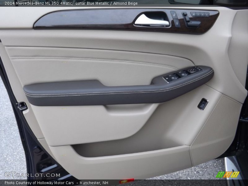 Lunar Blue Metallic / Almond Beige 2014 Mercedes-Benz ML 350 4Matic