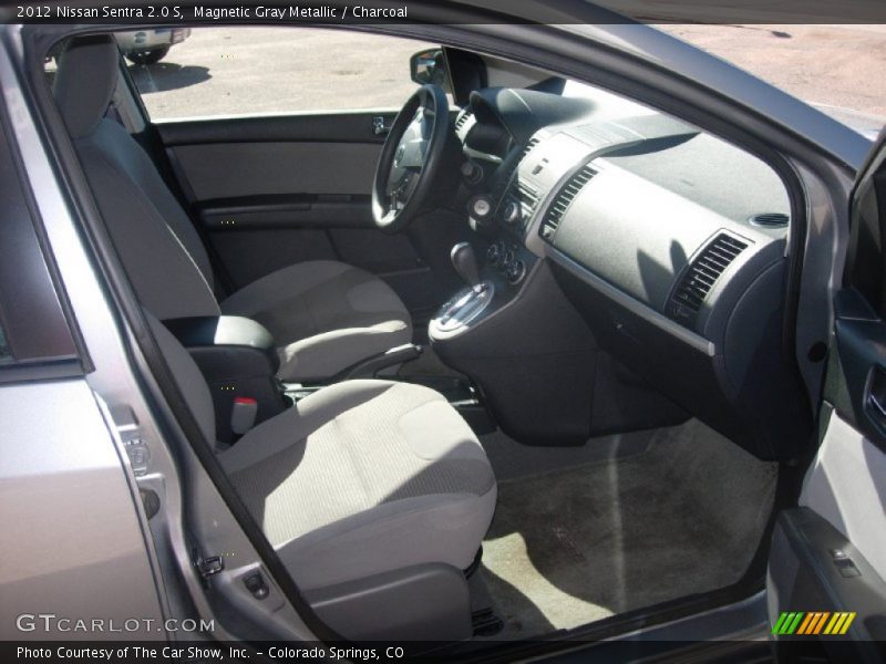 Magnetic Gray Metallic / Charcoal 2012 Nissan Sentra 2.0 S