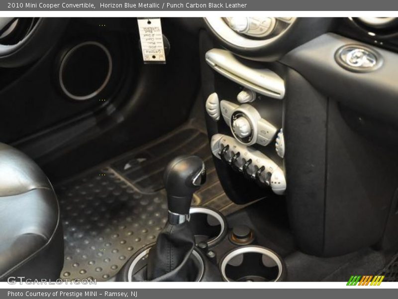 Horizon Blue Metallic / Punch Carbon Black Leather 2010 Mini Cooper Convertible