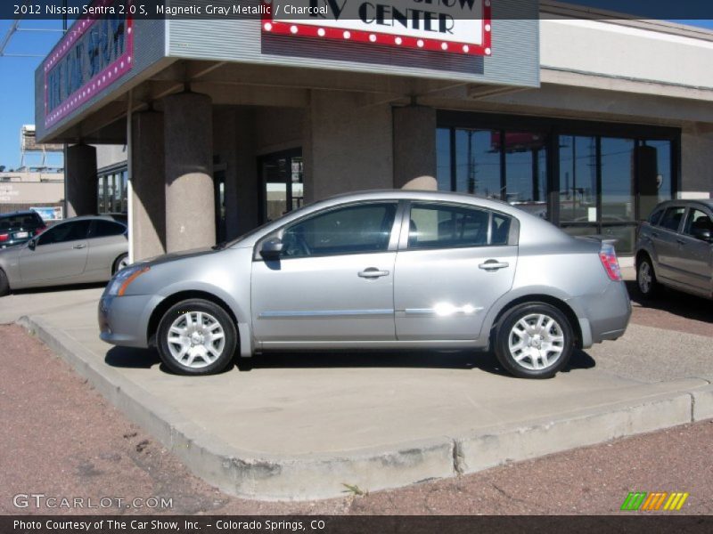 Magnetic Gray Metallic / Charcoal 2012 Nissan Sentra 2.0 S