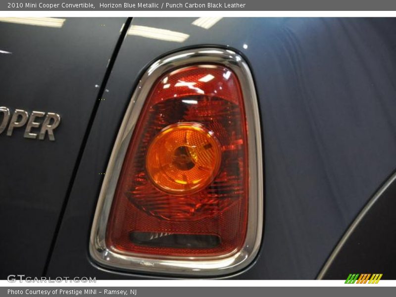 Horizon Blue Metallic / Punch Carbon Black Leather 2010 Mini Cooper Convertible