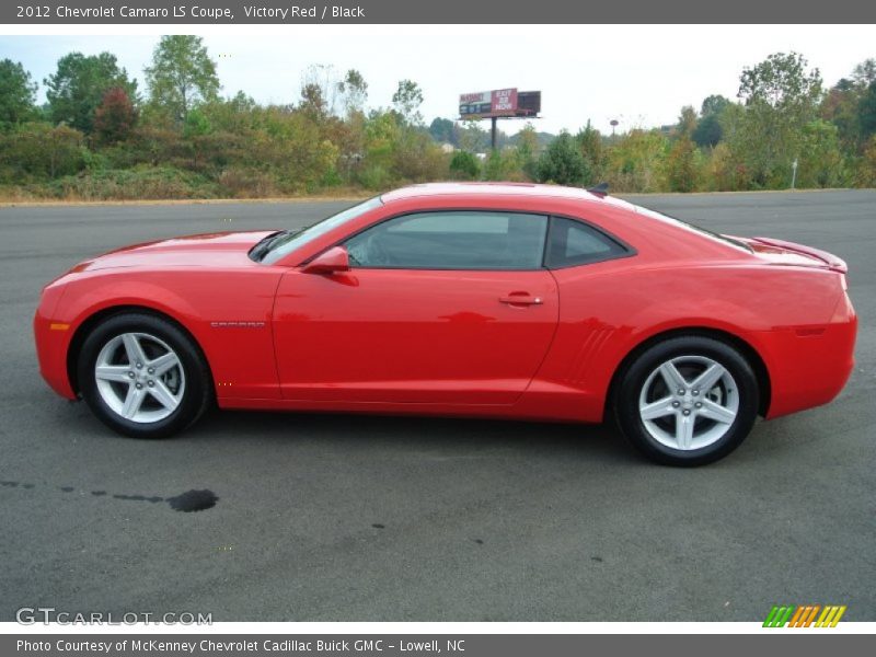 Victory Red / Black 2012 Chevrolet Camaro LS Coupe