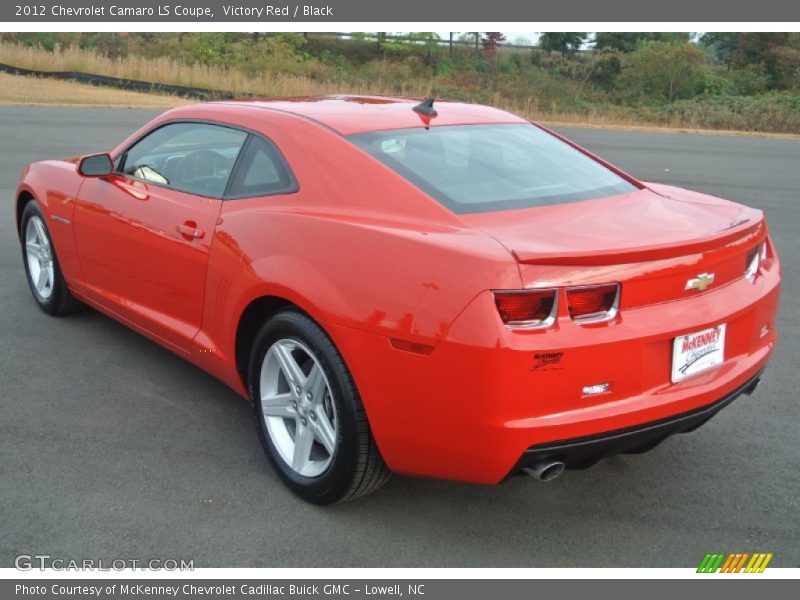 Victory Red / Black 2012 Chevrolet Camaro LS Coupe