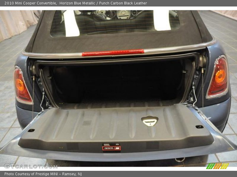 Horizon Blue Metallic / Punch Carbon Black Leather 2010 Mini Cooper Convertible