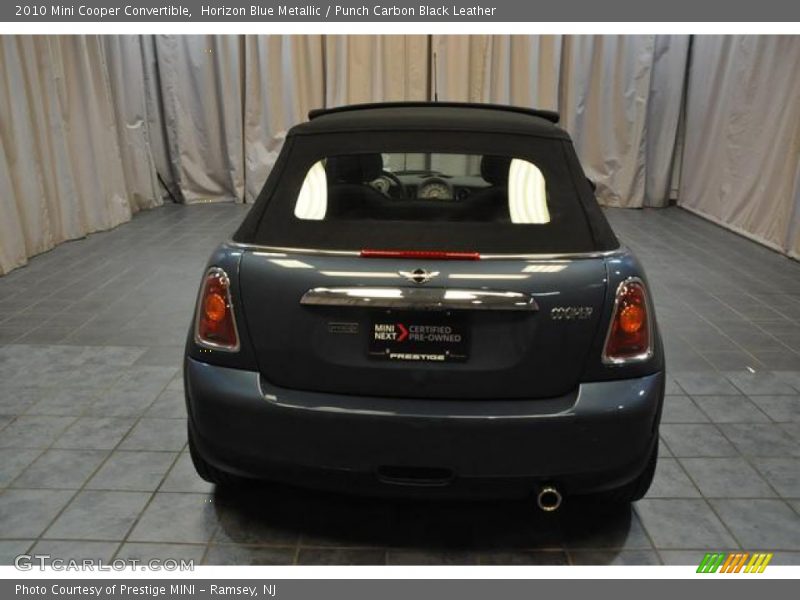 Horizon Blue Metallic / Punch Carbon Black Leather 2010 Mini Cooper Convertible