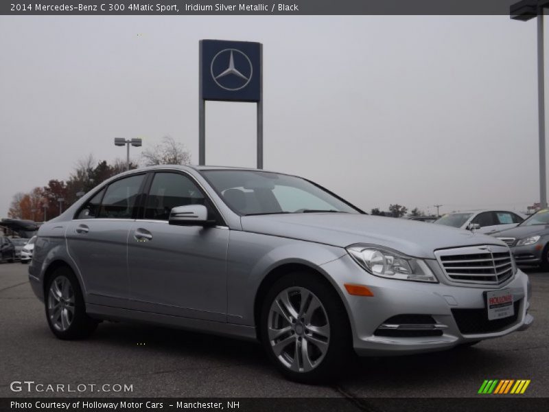 Iridium Silver Metallic / Black 2014 Mercedes-Benz C 300 4Matic Sport