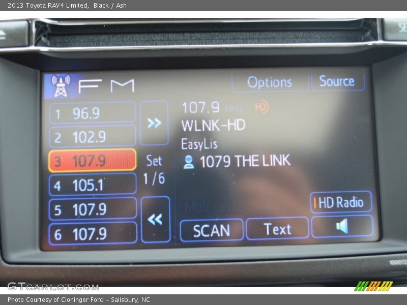 Black / Ash 2013 Toyota RAV4 Limited