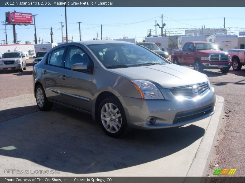 Magnetic Gray Metallic / Charcoal 2012 Nissan Sentra 2.0 S