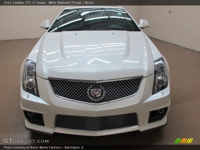 White Diamond Tricoat / Ebony 2013 Cadillac CTS -V Coupe