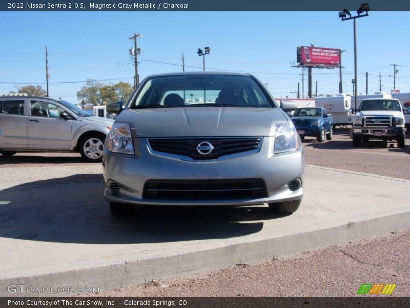 Magnetic Gray Metallic / Charcoal 2012 Nissan Sentra 2.0 S