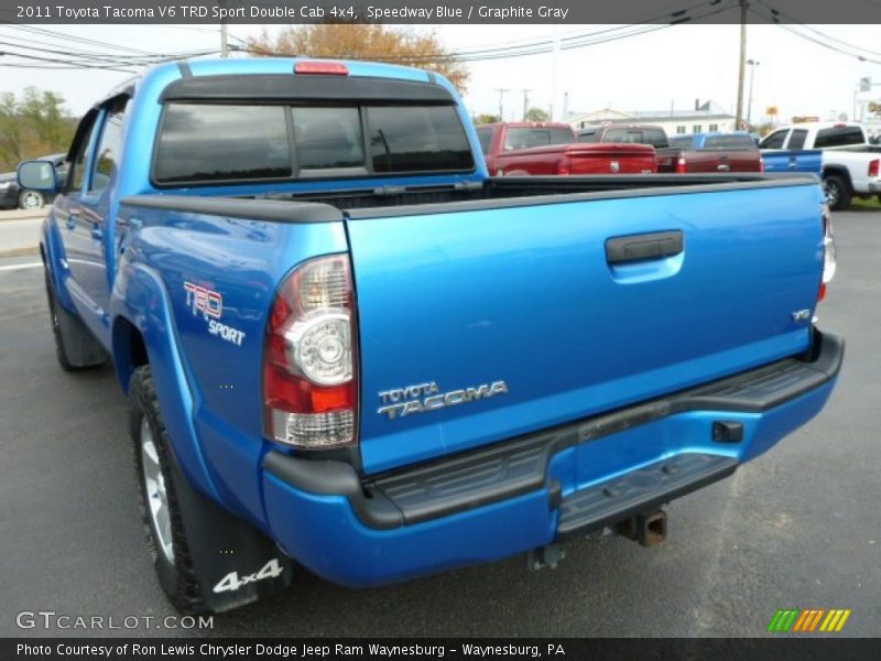 Speedway Blue / Graphite Gray 2011 Toyota Tacoma V6 TRD Sport Double Cab 4x4
