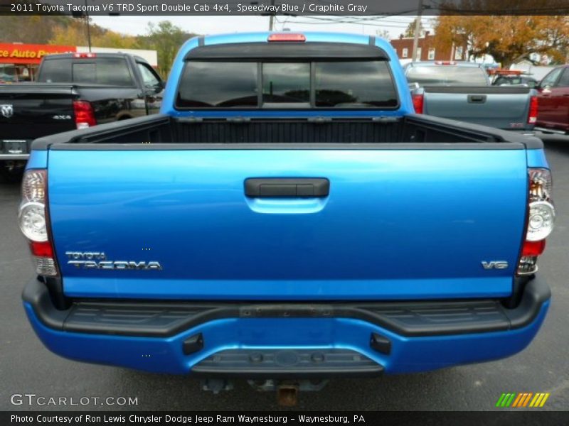 Speedway Blue / Graphite Gray 2011 Toyota Tacoma V6 TRD Sport Double Cab 4x4