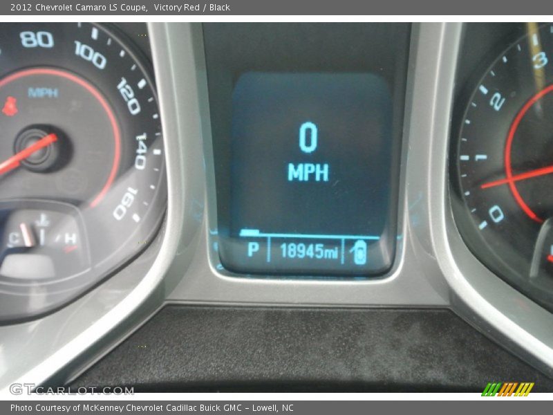 Victory Red / Black 2012 Chevrolet Camaro LS Coupe