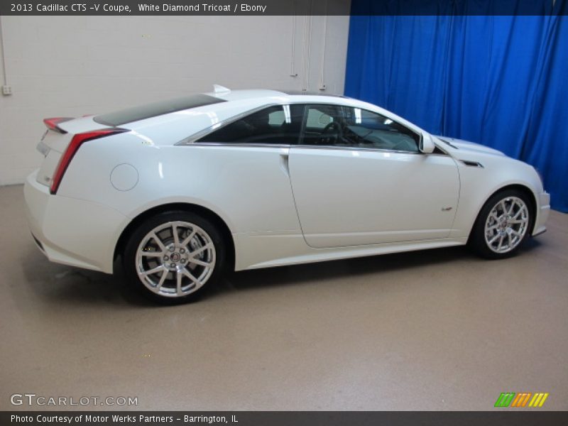 White Diamond Tricoat / Ebony 2013 Cadillac CTS -V Coupe