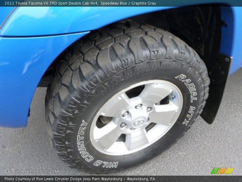 Speedway Blue / Graphite Gray 2011 Toyota Tacoma V6 TRD Sport Double Cab 4x4