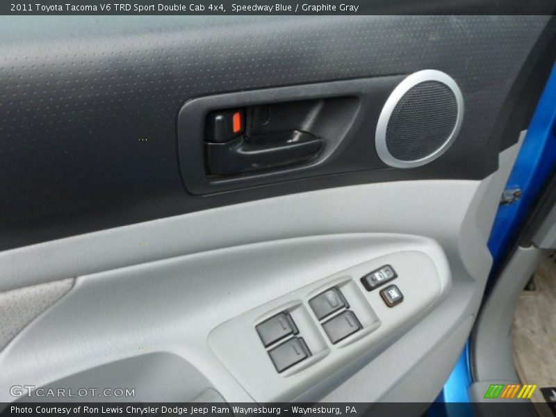 Speedway Blue / Graphite Gray 2011 Toyota Tacoma V6 TRD Sport Double Cab 4x4
