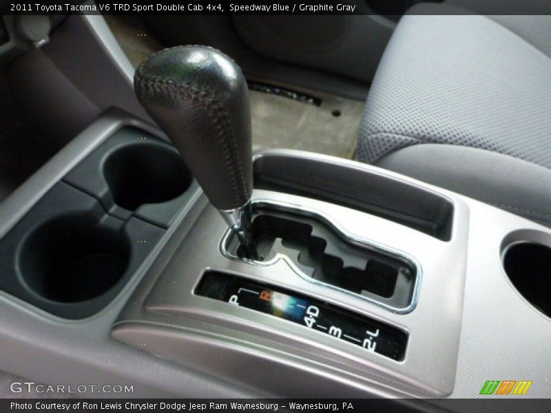 Speedway Blue / Graphite Gray 2011 Toyota Tacoma V6 TRD Sport Double Cab 4x4