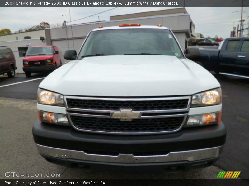Summit White / Dark Charcoal 2007 Chevrolet Silverado 2500HD Classic LT Extended Cab 4x4