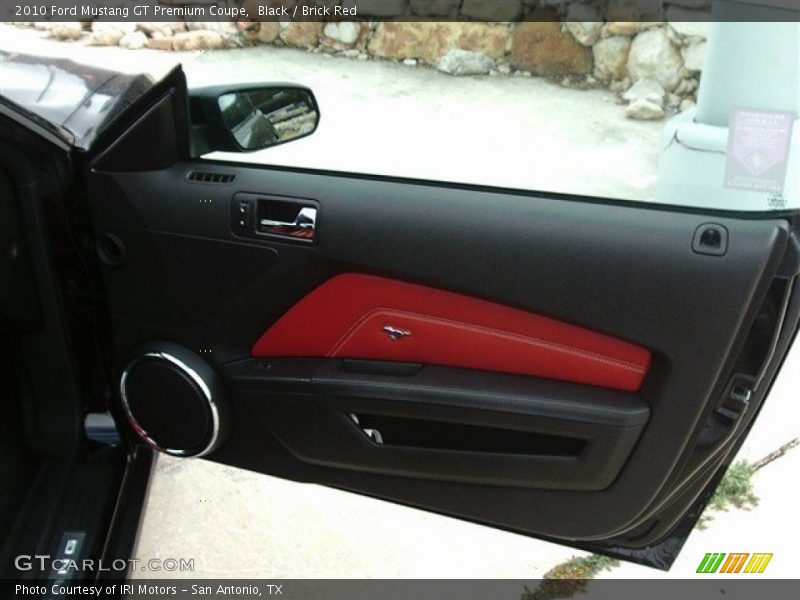 Black / Brick Red 2010 Ford Mustang GT Premium Coupe