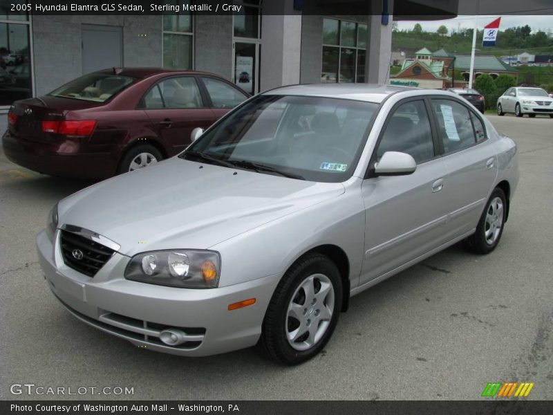 Sterling Metallic / Gray 2005 Hyundai Elantra GLS Sedan
