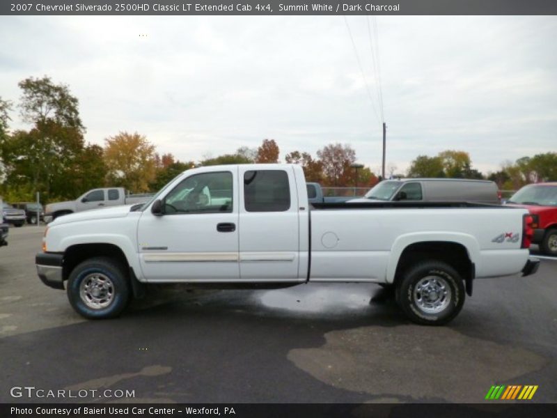Summit White / Dark Charcoal 2007 Chevrolet Silverado 2500HD Classic LT Extended Cab 4x4