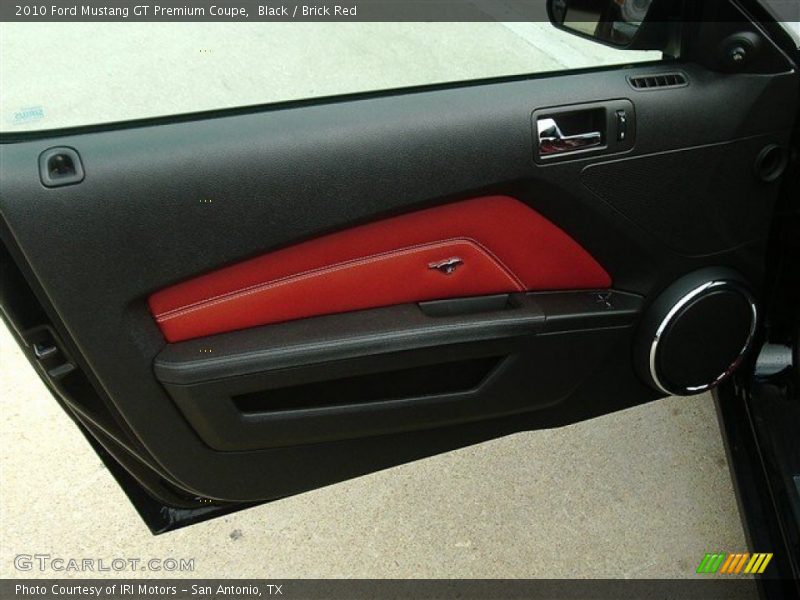 Black / Brick Red 2010 Ford Mustang GT Premium Coupe