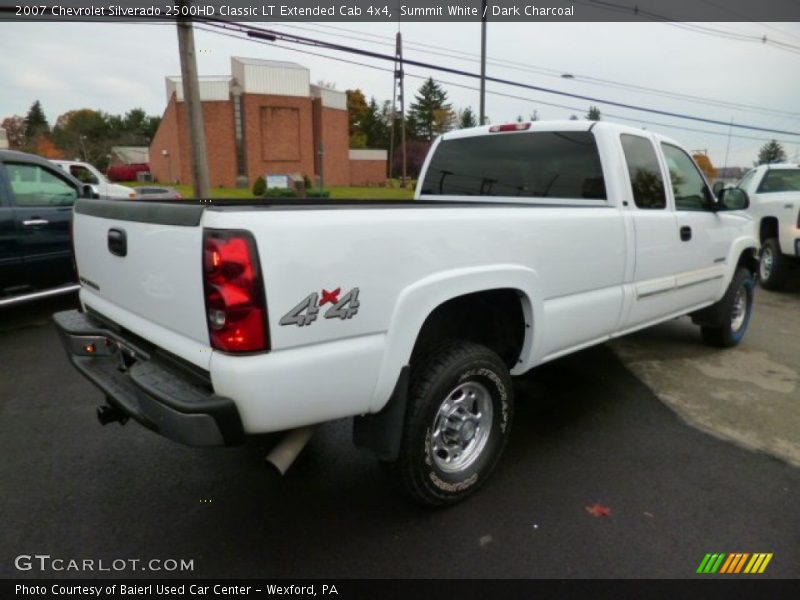 Summit White / Dark Charcoal 2007 Chevrolet Silverado 2500HD Classic LT Extended Cab 4x4