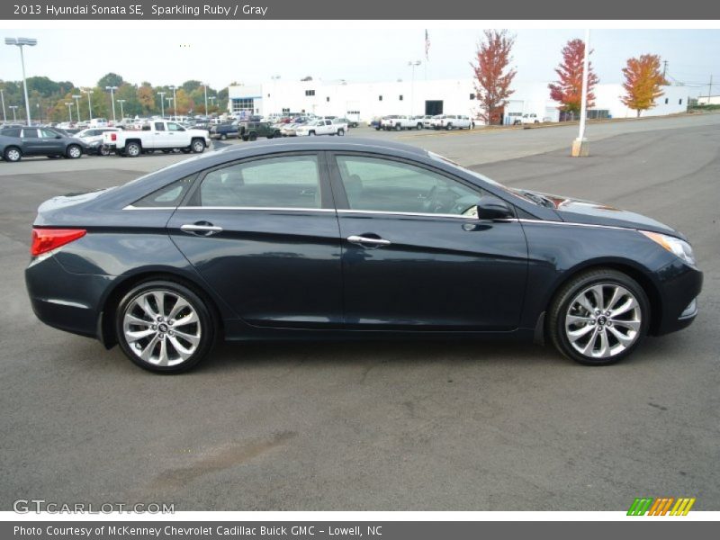 Sparkling Ruby / Gray 2013 Hyundai Sonata SE