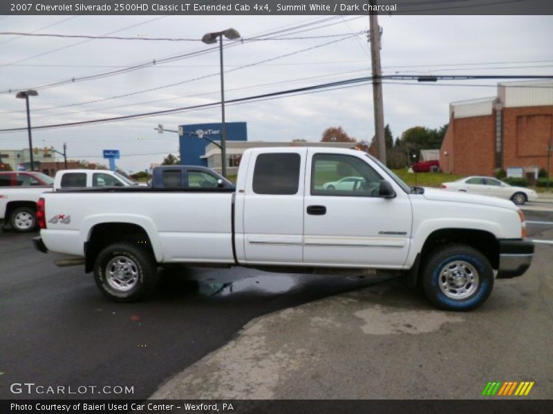 Summit White / Dark Charcoal 2007 Chevrolet Silverado 2500HD Classic LT Extended Cab 4x4