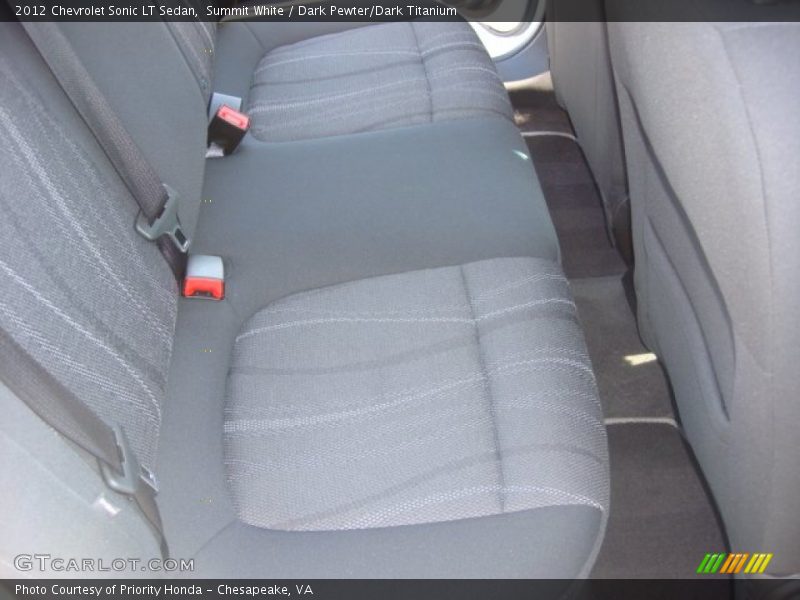 Summit White / Dark Pewter/Dark Titanium 2012 Chevrolet Sonic LT Sedan