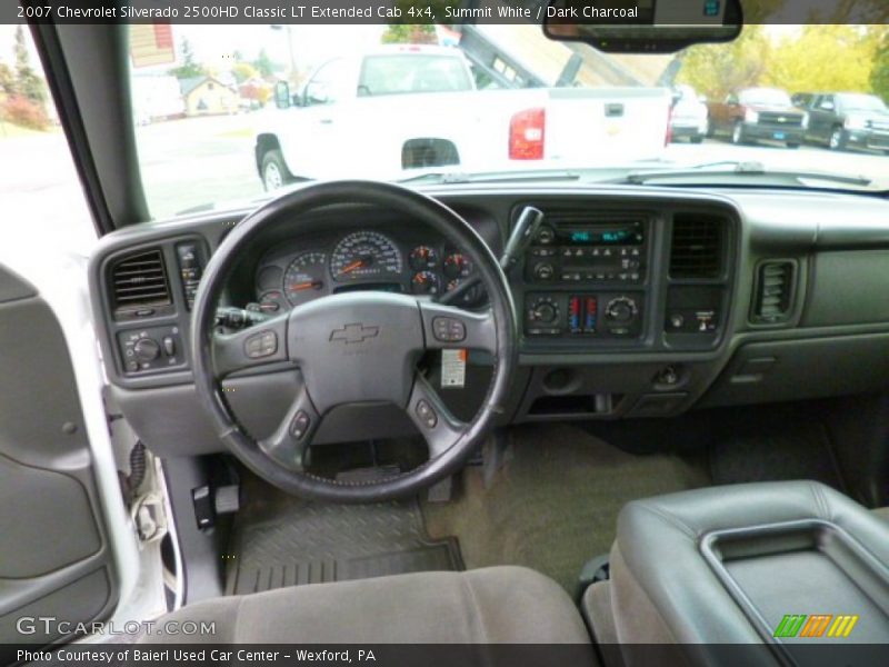 Summit White / Dark Charcoal 2007 Chevrolet Silverado 2500HD Classic LT Extended Cab 4x4