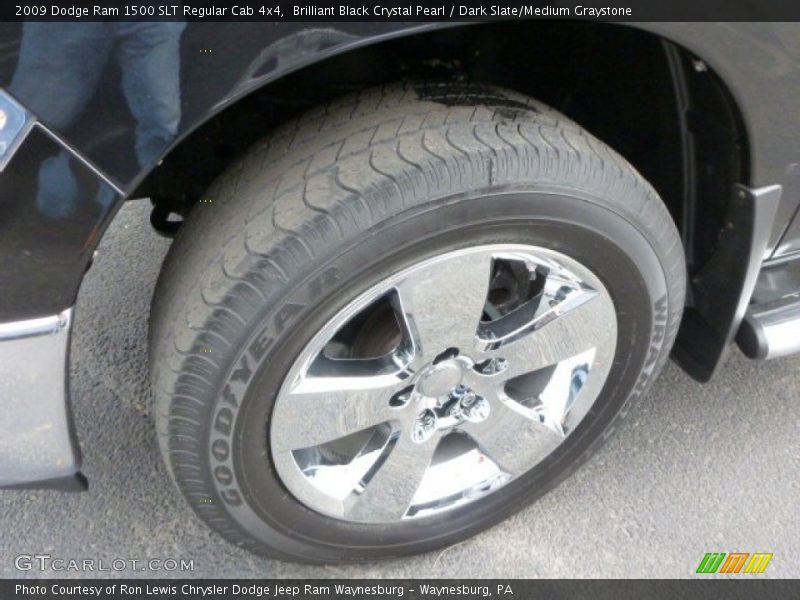 Brilliant Black Crystal Pearl / Dark Slate/Medium Graystone 2009 Dodge Ram 1500 SLT Regular Cab 4x4