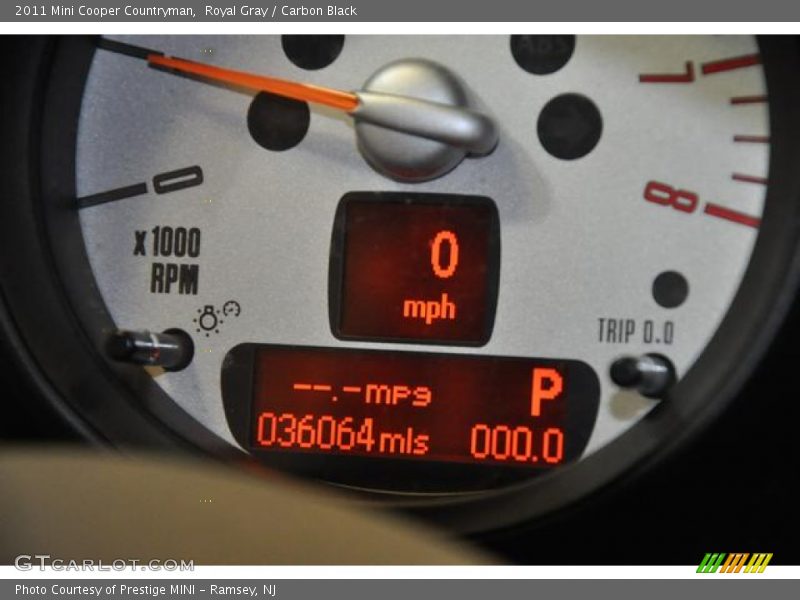 Royal Gray / Carbon Black 2011 Mini Cooper Countryman